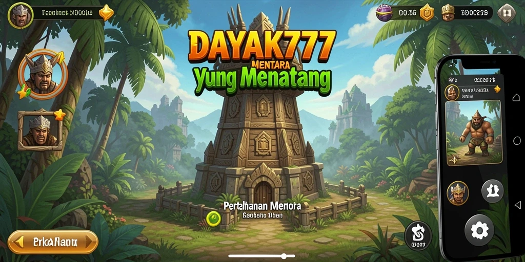 Tangkapan layar dari gameplay Tower Defense yang menegangkan.