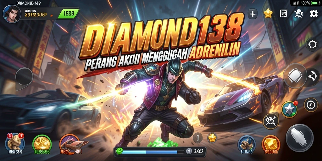 Tampilan gameplay yang mendebarkan dan cepat dari DIAMOND138.