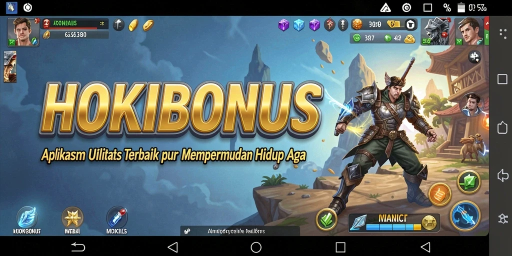 Tampilan antarmuka HOKIBONUS yang intuitif dan modern.