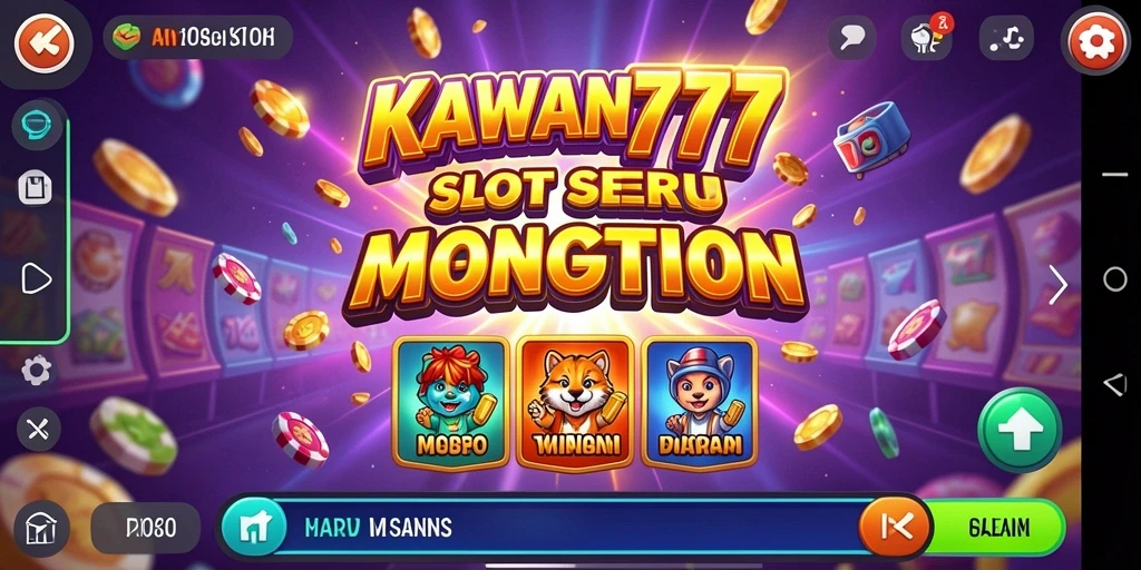 Tampilan menarik dari gameplay KAWAN777 dalam slot yang penuh warna.