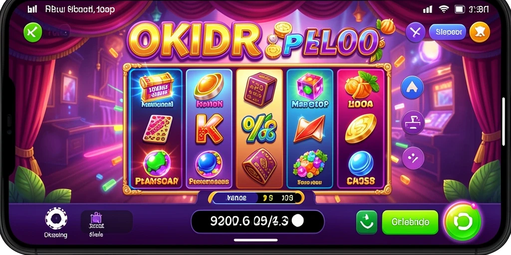 Tampilan gameplay <strong>OKIDR</strong> yang menarik dan penuh warna.
