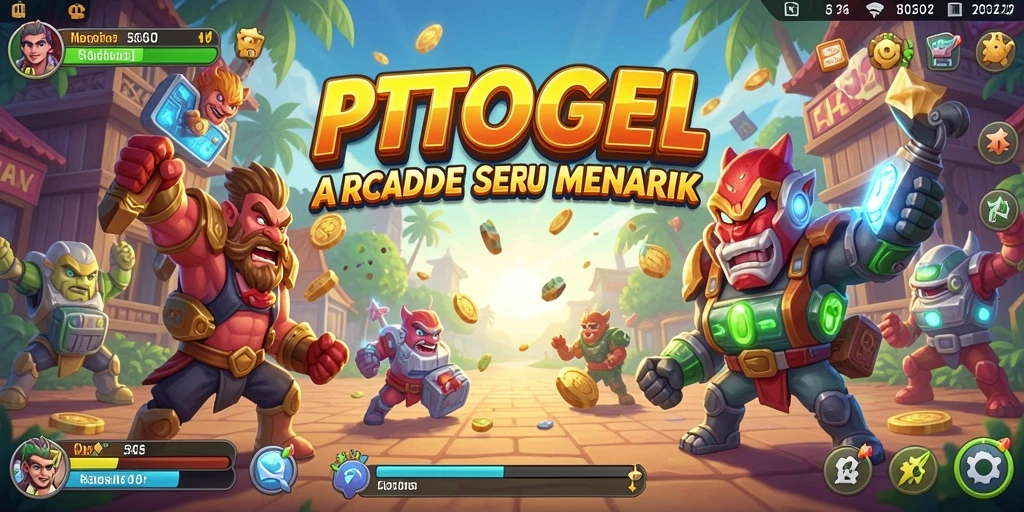Screenshot PTTOGEL menampilkan aksi gameplay arcade yang seru.