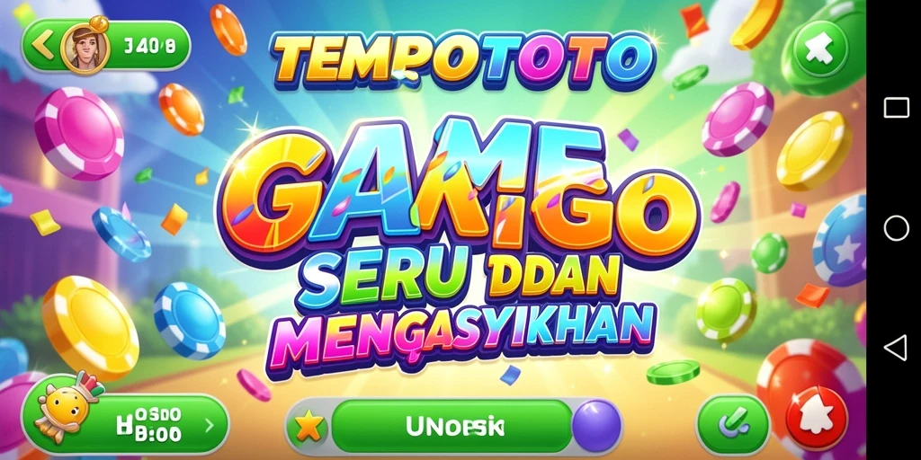 Tampilan gameplay TEMPOTOTO yang seru dan interaktif.