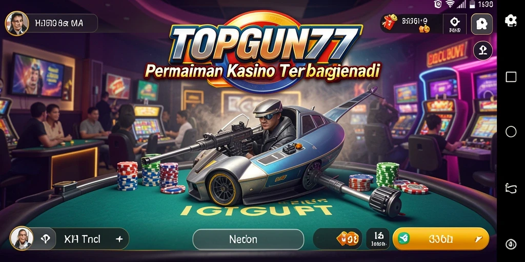 Gameplay mengasyikkan di <strong>TOPGUN77</strong> dengan berbagai permainan Kasino.